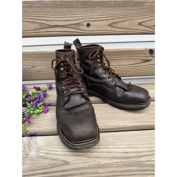 Cody James Other - Cody James Kiltie Leather Comp Toe Work Boot Men's Size 12D Square Toe Lace Up